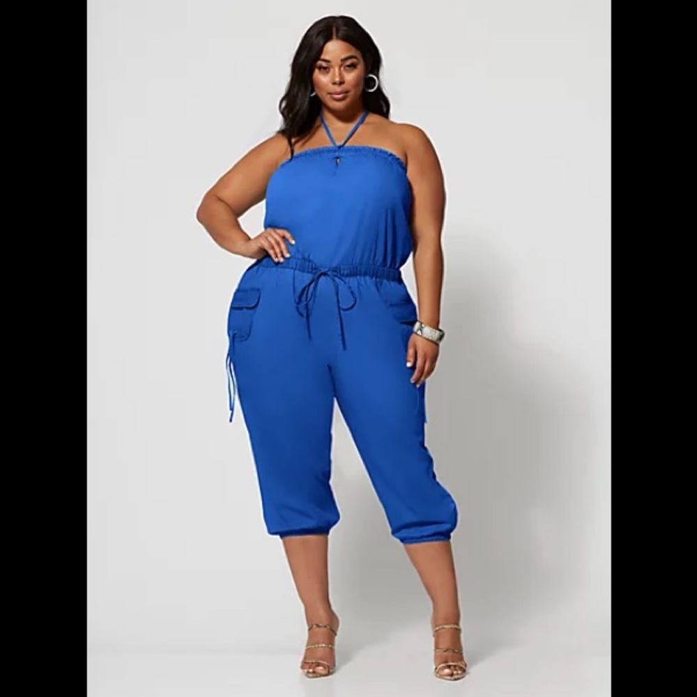 Fashion to Figure Strapless Utility Jumpsuit